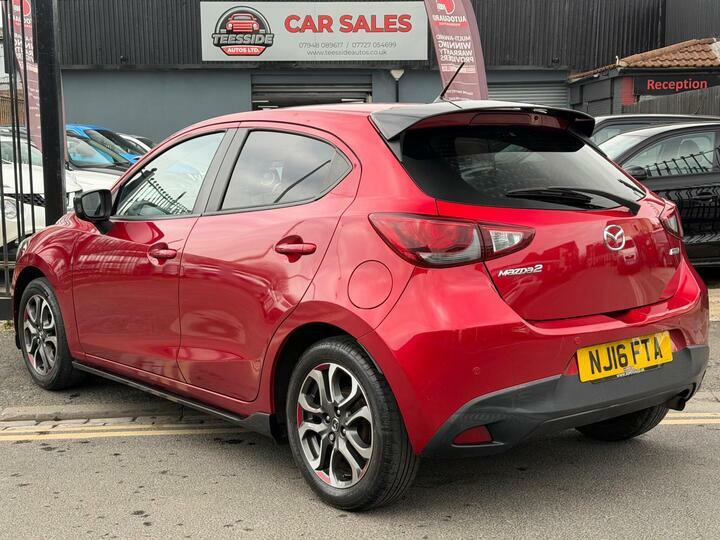 Mazda 2 1.5 Skyactiv-g Sport Black Euro 6 Ss NJ16FTA Red