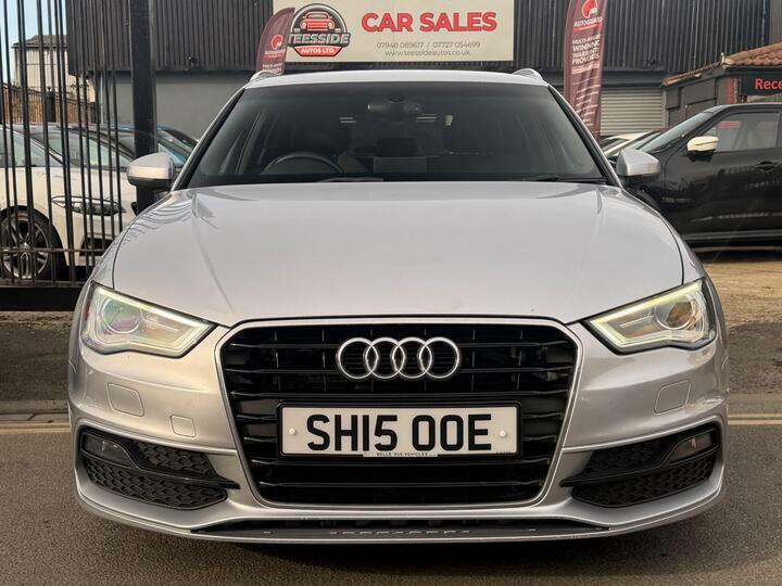 Audi A3 2.0 Tdi S Line Sportback Euro 6 Ss SH15OOE Silver #6