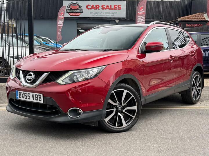 Nissan Qashqai 1.2 Dig-t Tekna 2Wd Euro 6 Ss BX65VBB Red #4