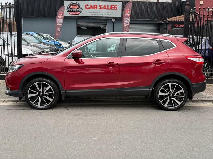 Nissan Qashqai 1.2 Dig-t Tekna 2Wd Euro 6 Ss BX65VBB Red #3