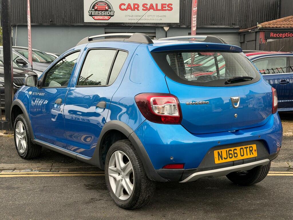Dacia Sandero Stepway 0.9 Tce Laureate Euro 6 Ss 201666 NJ66OTR Blue #2