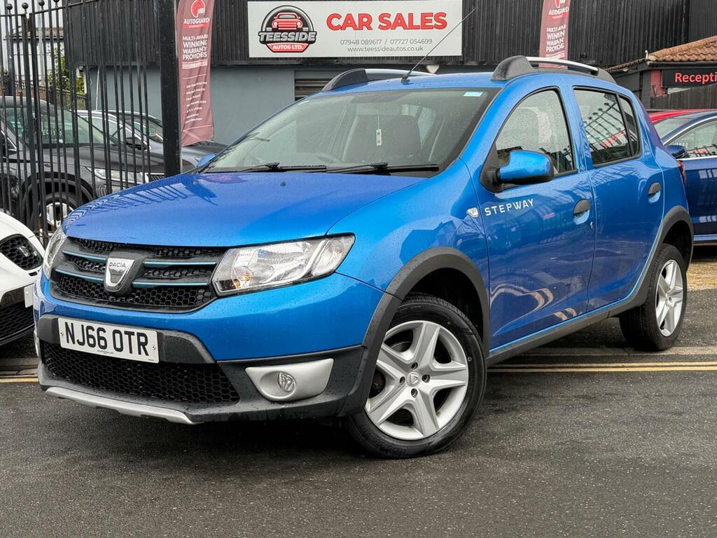Dacia Sandero Stepway 0.9 Tce Laureate Euro 6 Ss 201666 NJ66OTR Blue #5