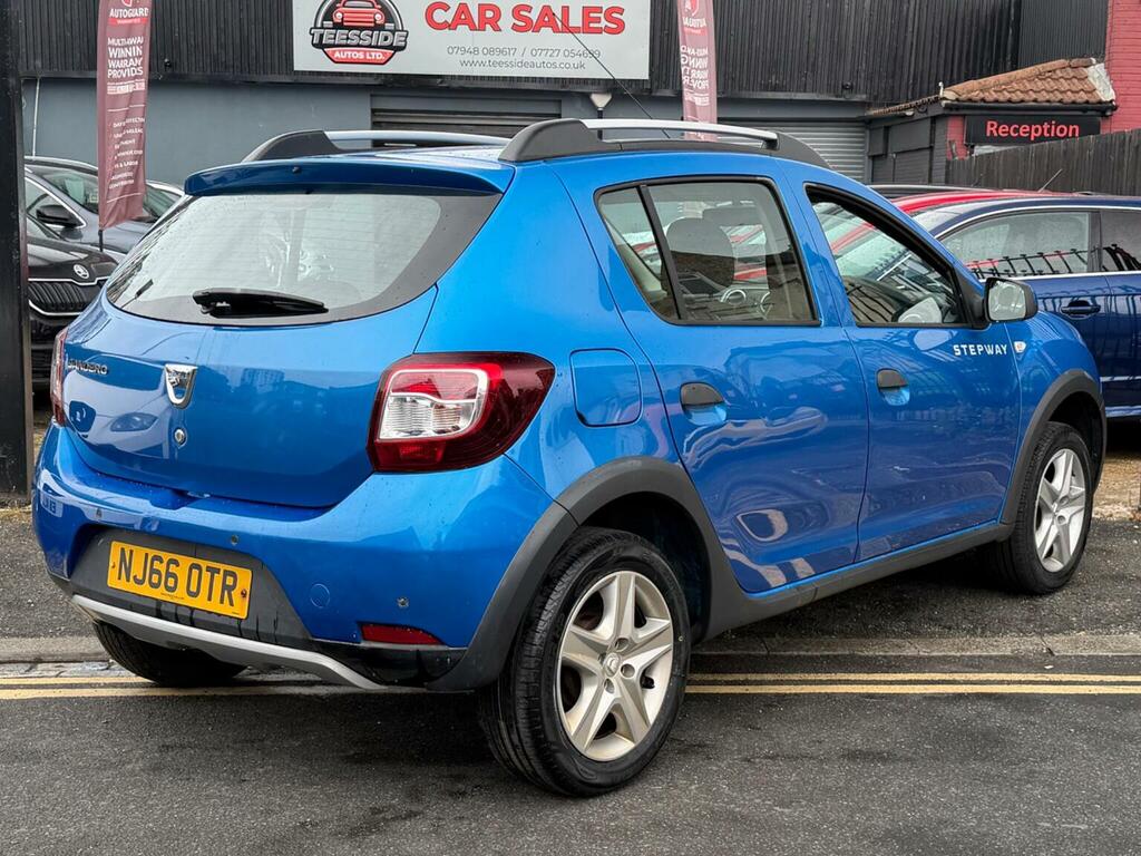 Dacia Sandero Stepway 0.9 Tce Laureate Euro 6 Ss 201666 NJ66OTR Blue #6