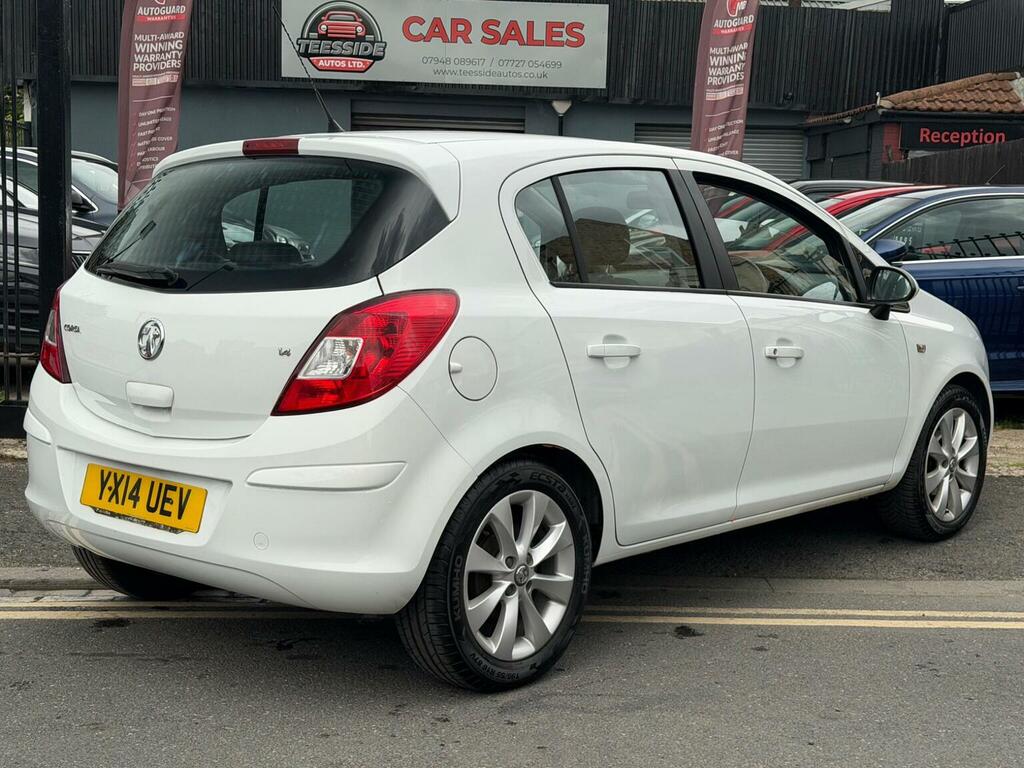 Vauxhall Corsa 1.4 16V Excite Euro 5 Ac 201414 YX14UEV White #6