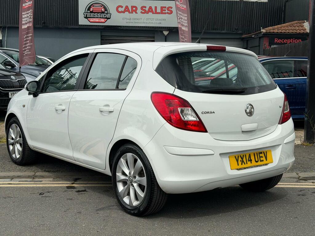 Vauxhall Corsa 1.4 16V Excite Euro 5 Ac 201414 YX14UEV White #2