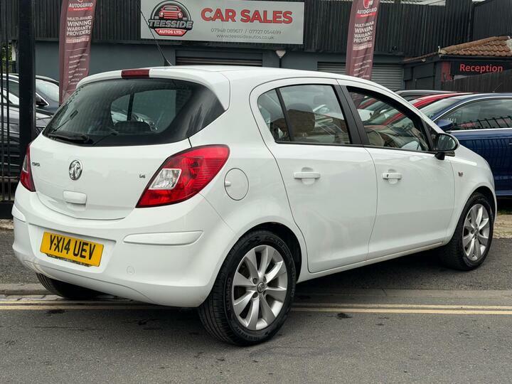 Vauxhall Corsa 1.4 16V Excite Euro 5 Ac YX14UEV White #5
