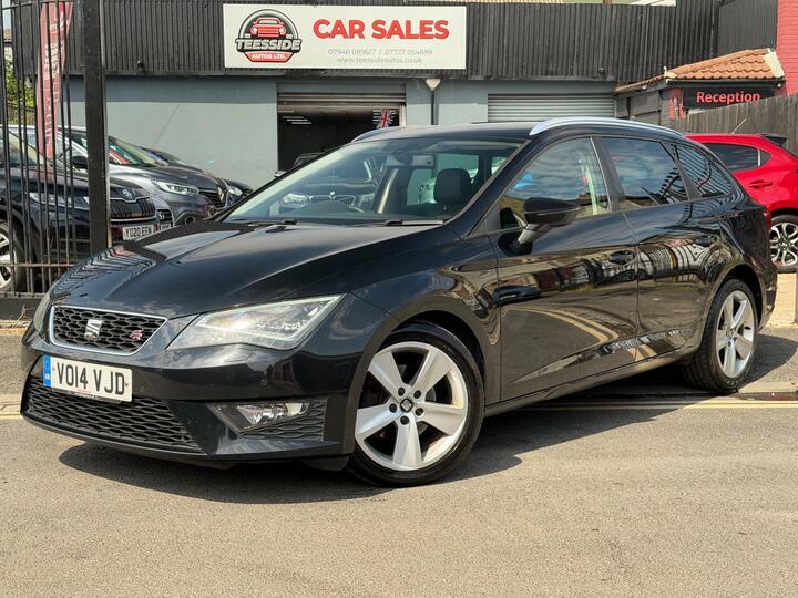 Seat Leon 2.0 Tdi Cr Fr Sport Tourer Euro 5 Ss Black #4