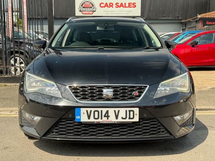 Seat Leon 2.0 Tdi Cr Fr Sport Tourer Euro 5 Ss Black #6