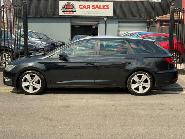Seat Leon 2.0 Tdi Cr Fr Sport Tourer Euro 5 Ss Black #3