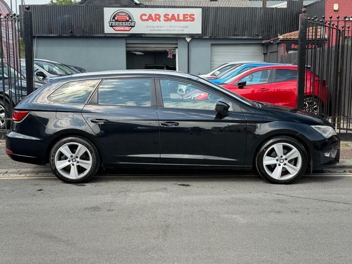 Seat Leon 2.0 Tdi Cr Fr Sport Tourer Euro 5 Ss Black #2