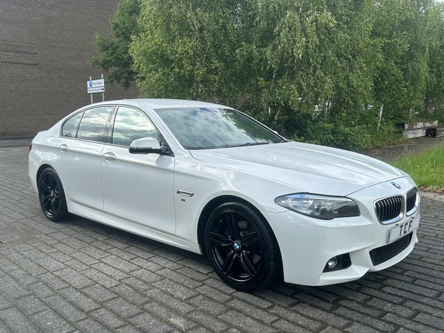 BMW 5 Series 520D M Sport Saloon White