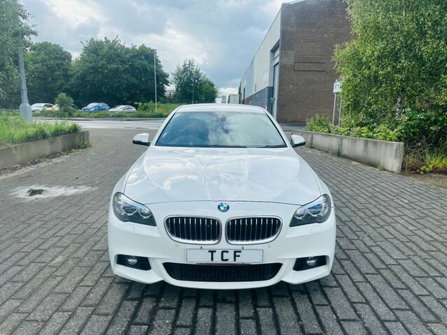 BMW 5 Series 520D M Sport Saloon White #3