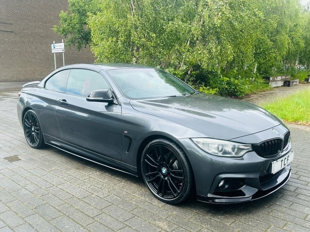 BMW 4 Series 420D M Sport Convertible Grey #5