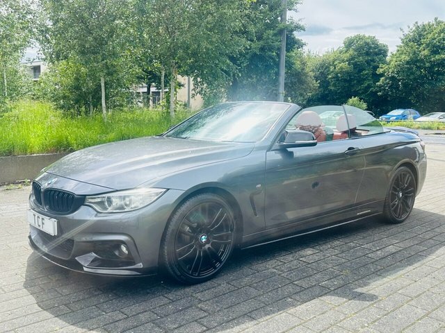 BMW 4 Series 420D M Sport Convertible Grey #3
