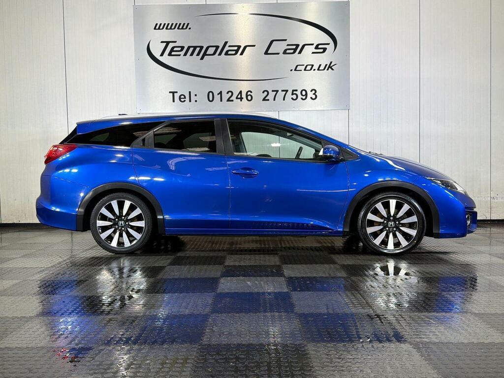 Honda Civic 1.6 I-dtec Sr Tourer Euro 5 Ss Blue #3