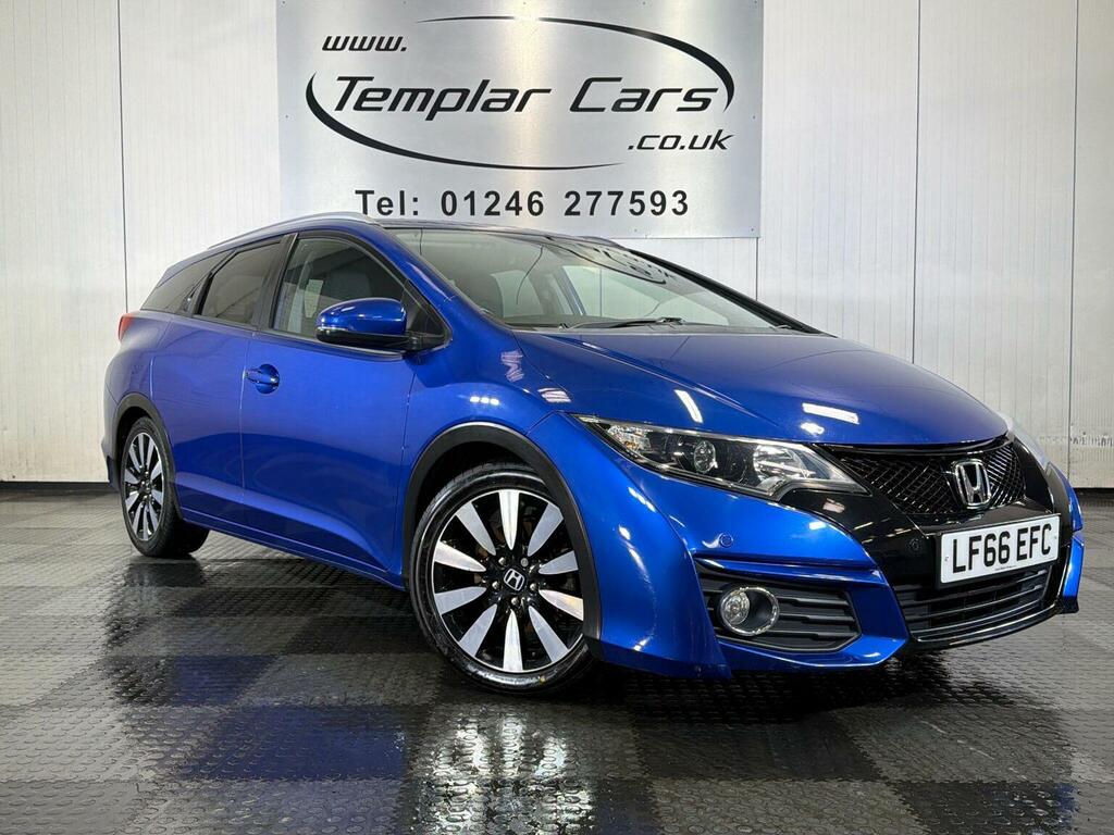 Honda Civic 1.6 I-dtec Sr Tourer Euro 5 Ss Blue #2