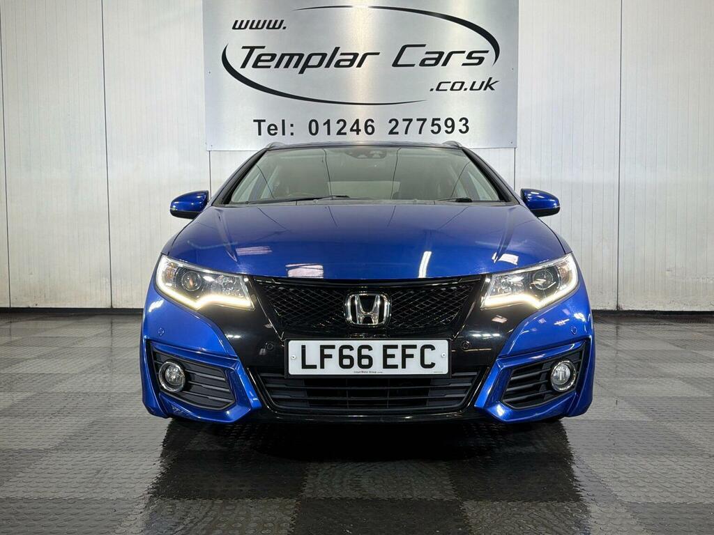 Honda Civic 1.6 I-dtec Sr Tourer Euro 5 Ss Blue #5