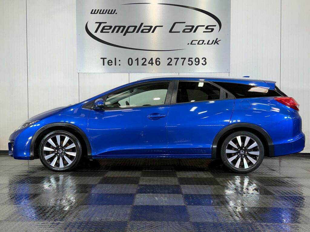 Honda Civic 1.6 I-dtec Sr Tourer Euro 5 Ss Blue #6
