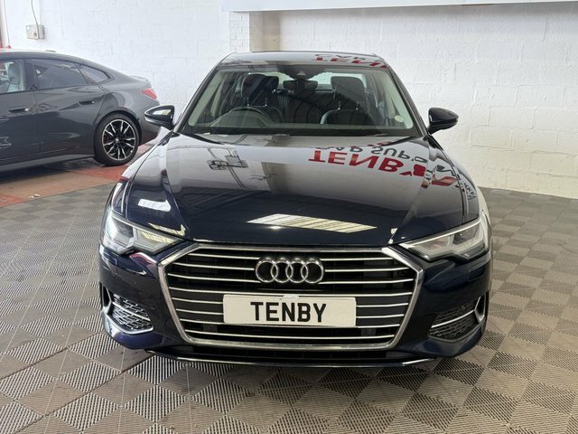 Audi A6 Saloon Automatic RK70KNE Blue #2