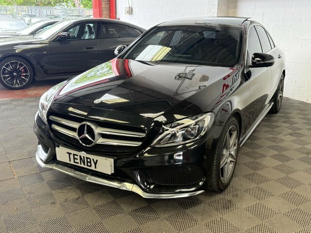 Mercedes-Benz C Class C 220 D Amg Line Premium BV17AEW Black #3