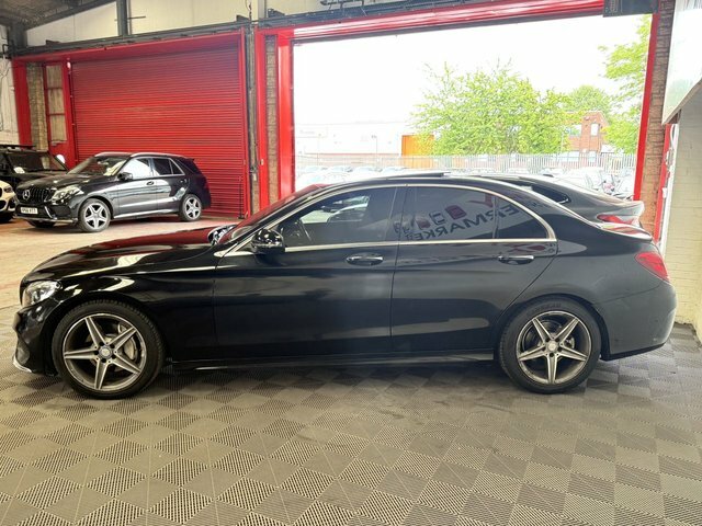 Mercedes-Benz C Class C 220 D Amg Line Premium BV17AEW Black #4