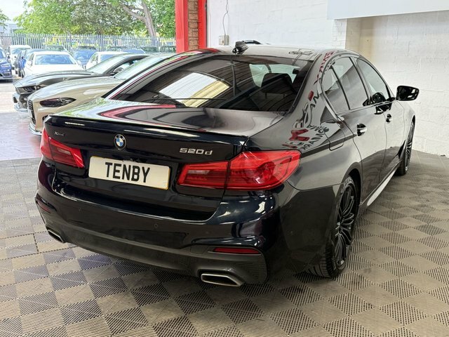 BMW 5 Series 520D Xdrive M Sport Black #6