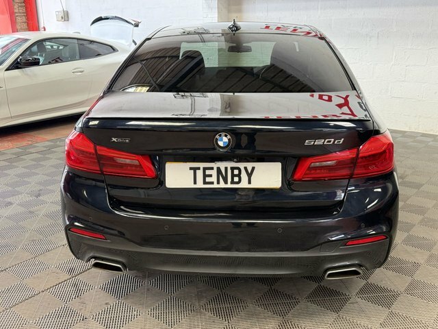 BMW 5 Series 520D Xdrive M Sport Black #5