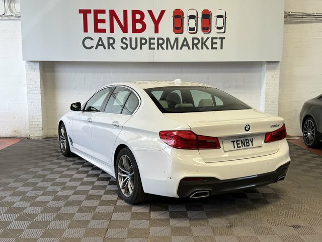 BMW 5 Series Automatic White #6