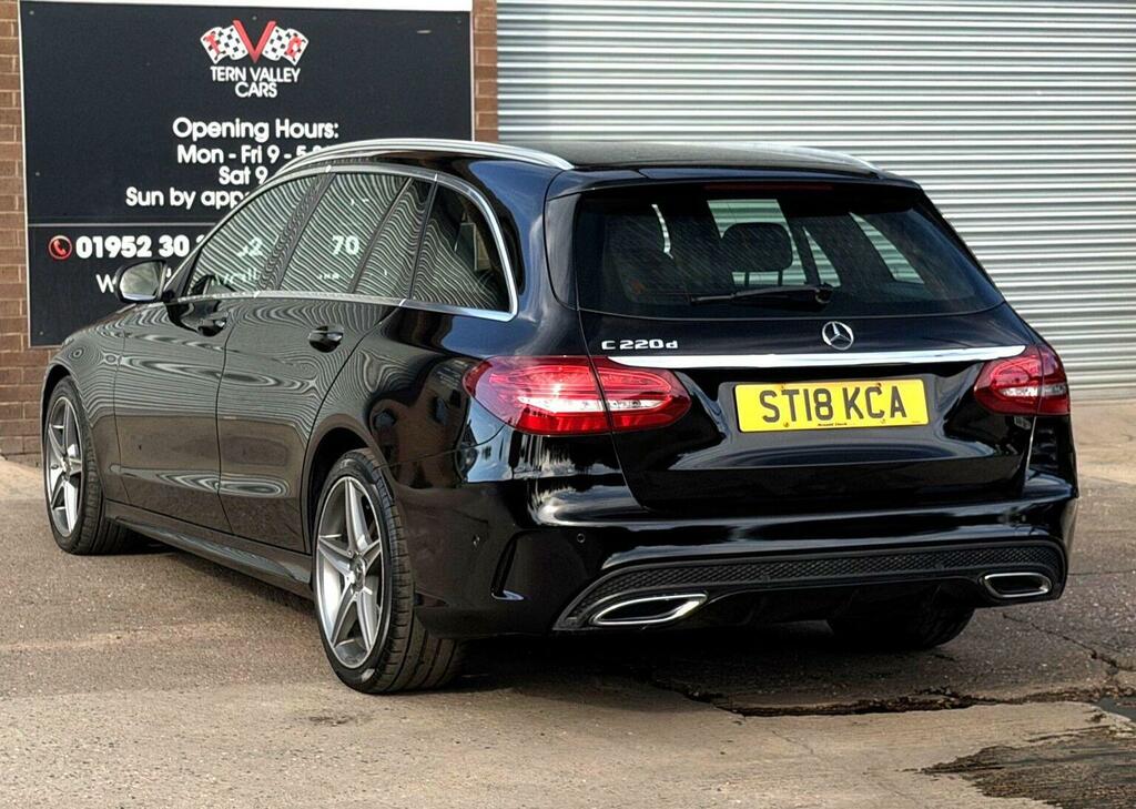 Mercedes-Benz C Class C220d Amg Line Premium Plus 9G-tronic Grey #11
