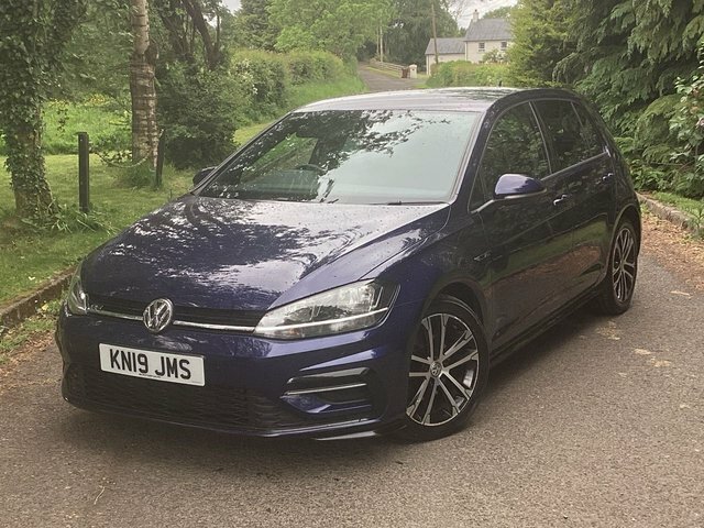 Volkswagen Golf 2.0 Tdi R-line Hatchback Dsg Euro 6 S Blue