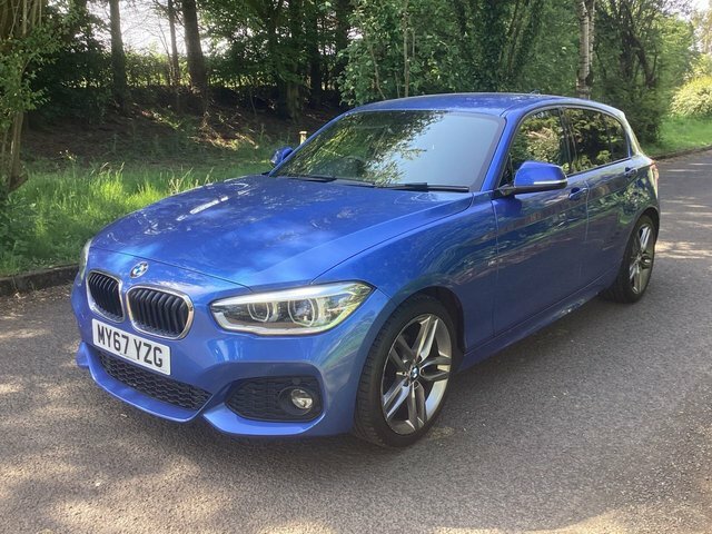 BMW 1 Series 1.5 116D M Sport Hatchback Euro MW67YZG Blue #5