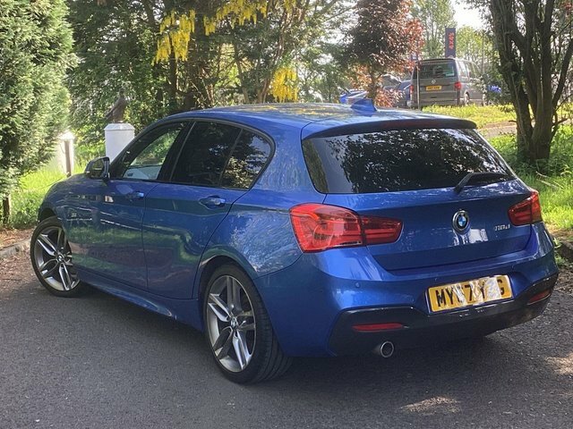 BMW 1 Series 1.5 116D M Sport Hatchback Euro MW67YZG Blue #4