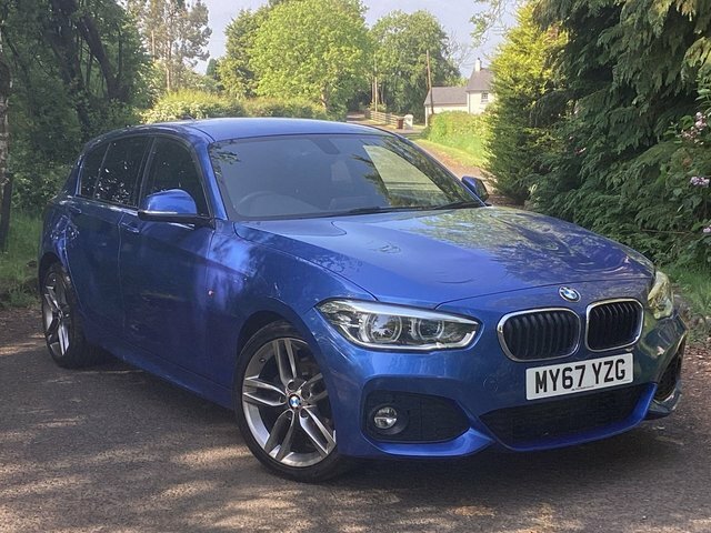 BMW 1 Series 1.5 116D M Sport Hatchback Euro MW67YZG Blue #3