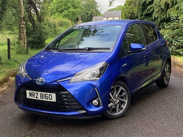 Toyota Yaris 1.5 Vvt-h Excel Hatchback Hybrid E-cvt Blue