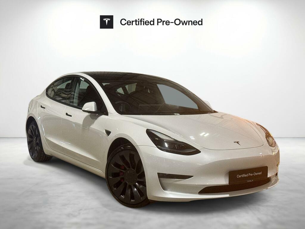 Tesla Model 3 Dual Motor Performance 4Wde Performanc White