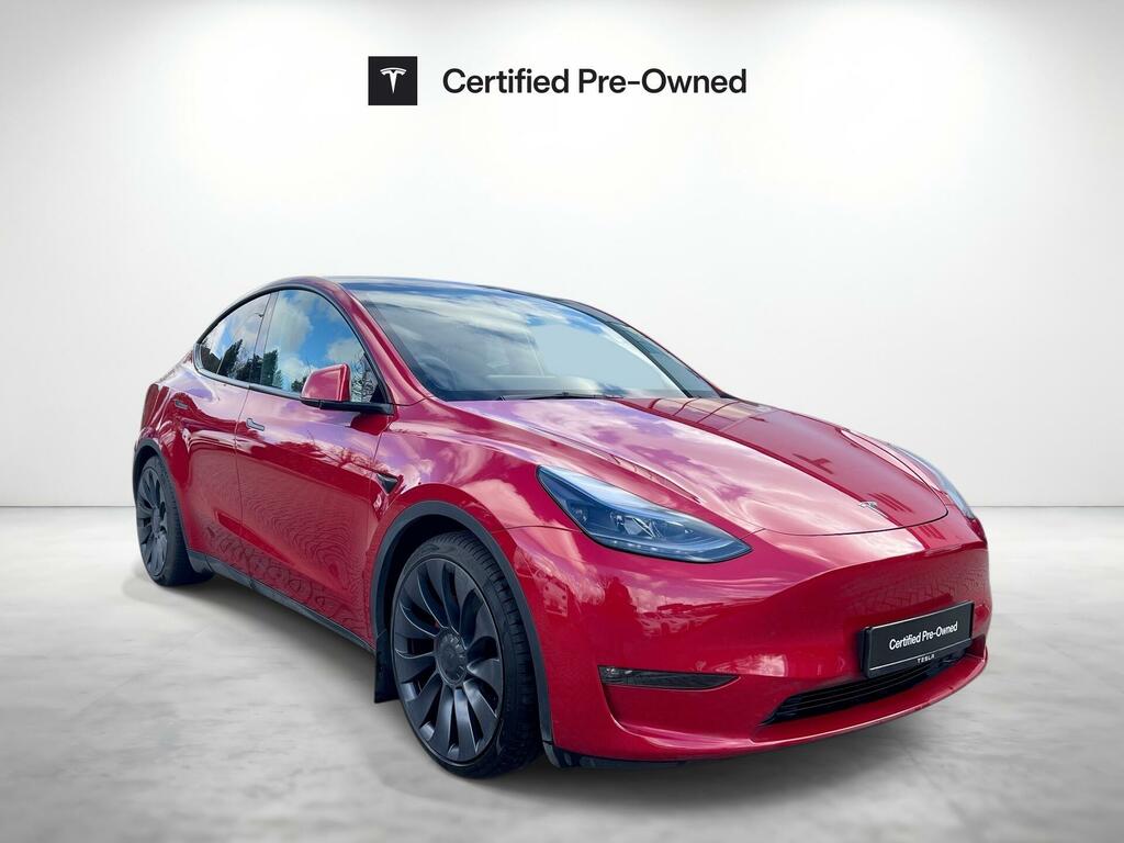 Tesla Model Y Performance Red