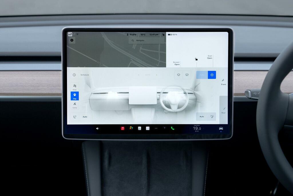 Tesla Model Y Rwd Pan Roof, White #25