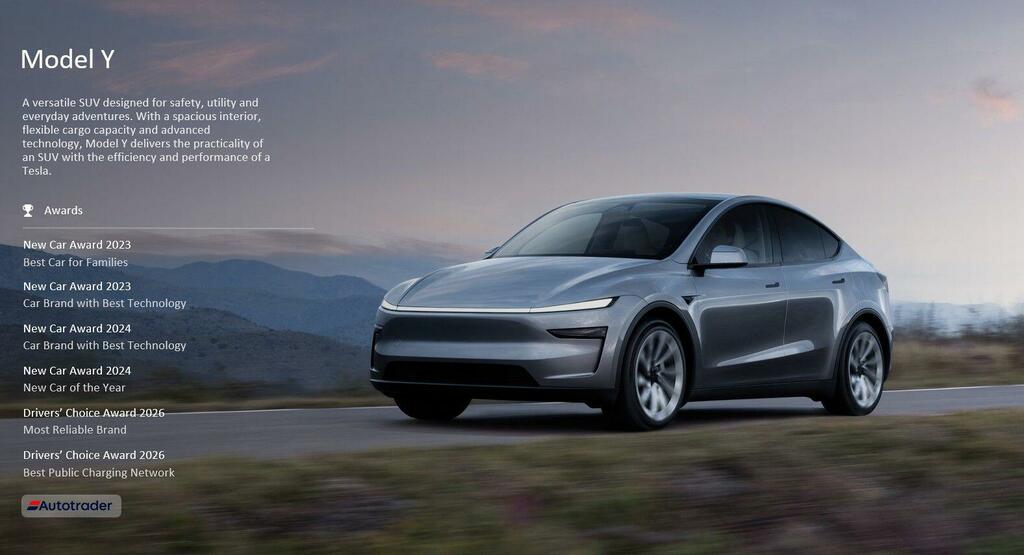 Tesla Model Y Auto Rwd 5dr White #4