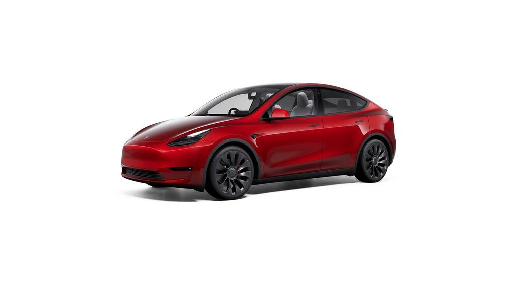 Tesla Model Y Performance Red