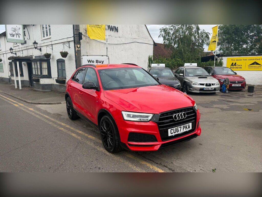 Audi Q3 2.0 Tdi Black Edition Quattro Euro 6 Ss Red