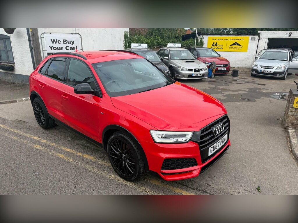 Audi Q3 2.0 Tdi Black Edition Quattro Euro 6 Ss CU67PKA Red #3