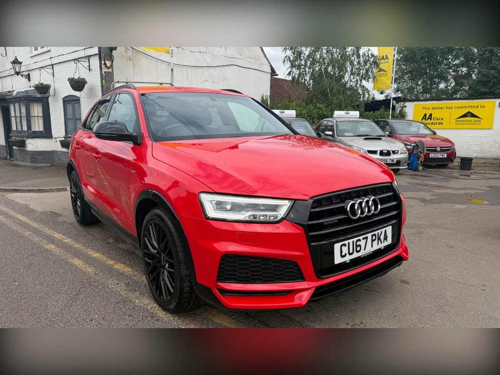 Audi Q3 2.0 Tdi Black Edition Quattro Euro 6 Ss CU67PKA Red #2