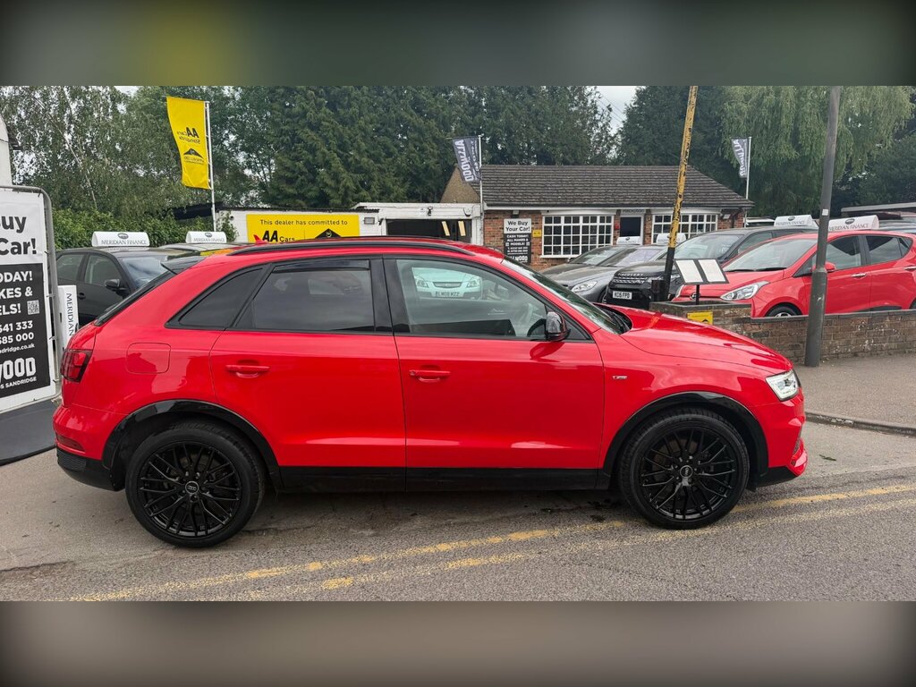 Audi Q3 2.0 Tdi Black Edition Quattro Euro 6 Ss CU67PKA Red #6