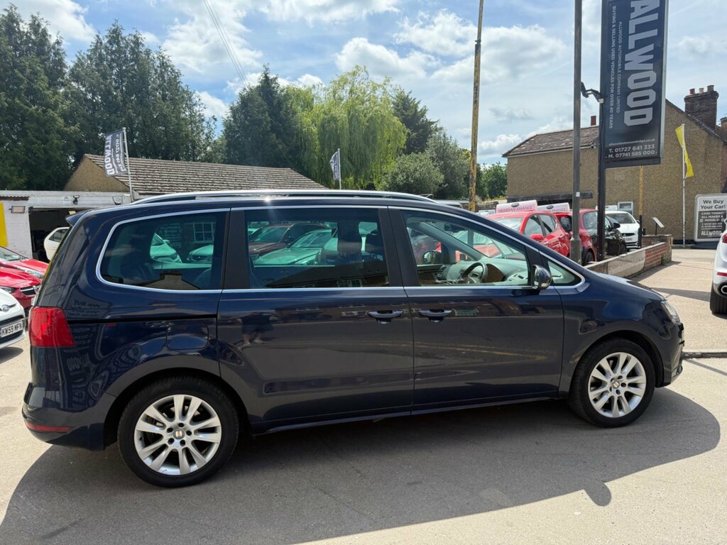 Seat Alhambra 2.0 Tdi Se Lux Euro 5 Ss Blue #4