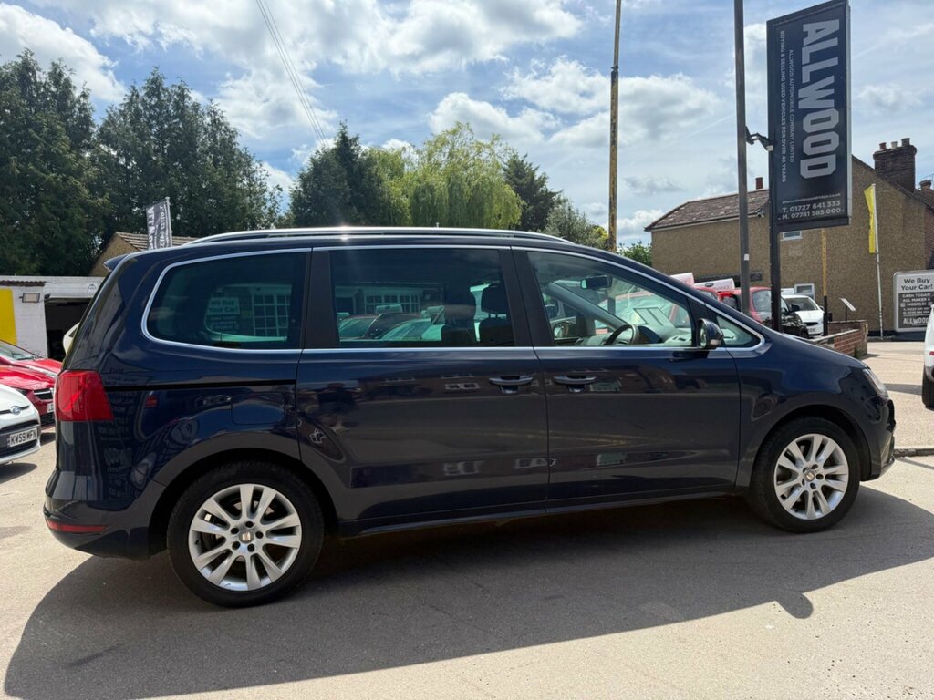 Seat Alhambra 2.0 Tdi Se Lux Euro 5 Ss Blue #5