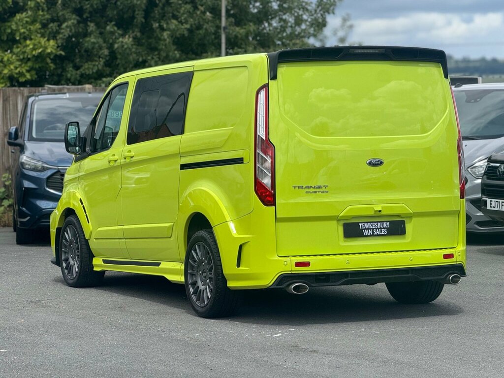 Ford Transit Custom 2.0 320 Ecoblue Ms-rt Crew Van Double Cab Dies YP22LUH Green #3