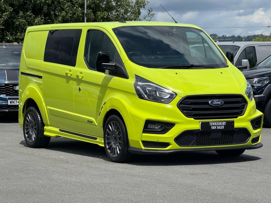 Ford Transit Custom 2.0 320 Ecoblue Ms-rt Crew Van Double Cab Dies YP22LUH Green