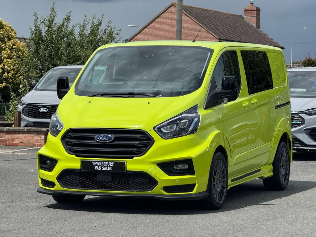 Ford Transit Custom 2.0 320 Ecoblue Ms-rt Crew Van Double Cab Dies YP22LUH Green #4