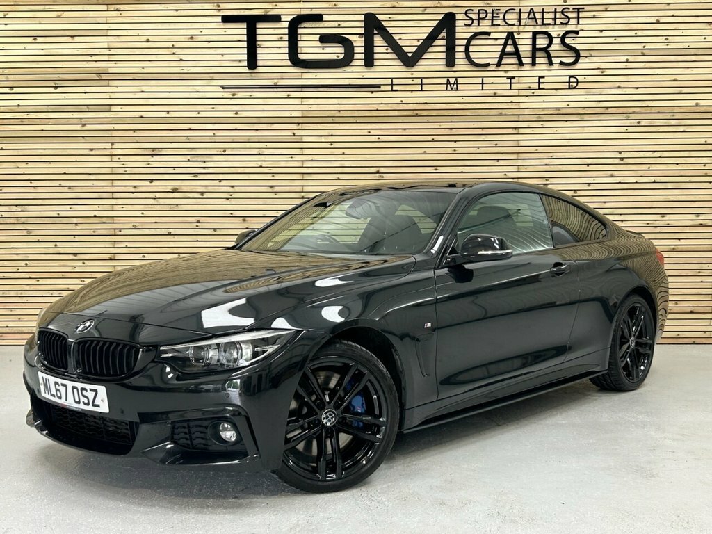 BMW 4 Series Gran Coupe 3L M Sport ML67OSZ Black #2
