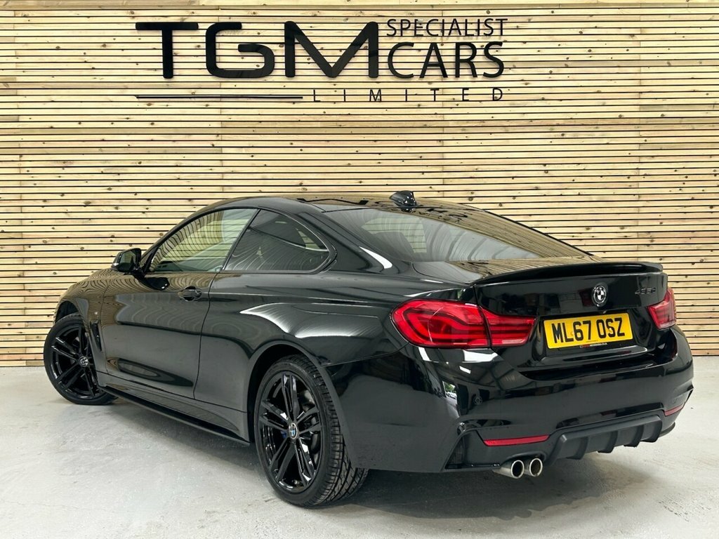 BMW 4 Series Gran Coupe 3L M Sport ML67OSZ Black #4